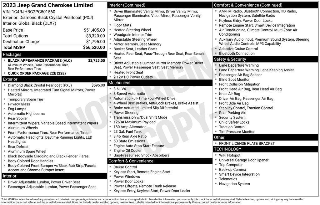 used 2023 Jeep Grand Cherokee car, priced at $31,950