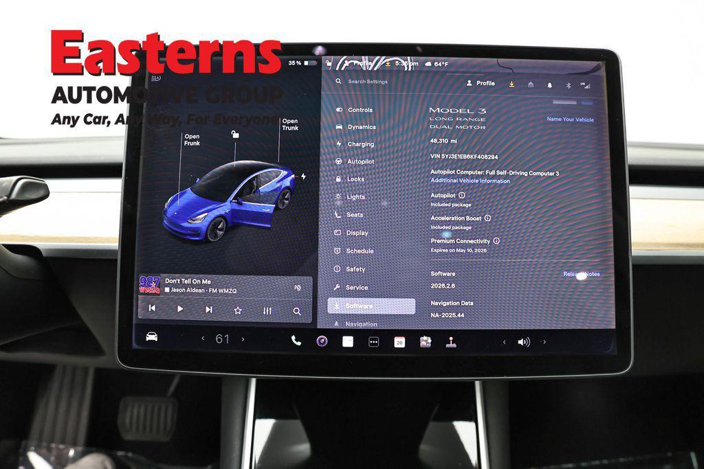 used 2019 Tesla Model 3 car, priced at $20,475