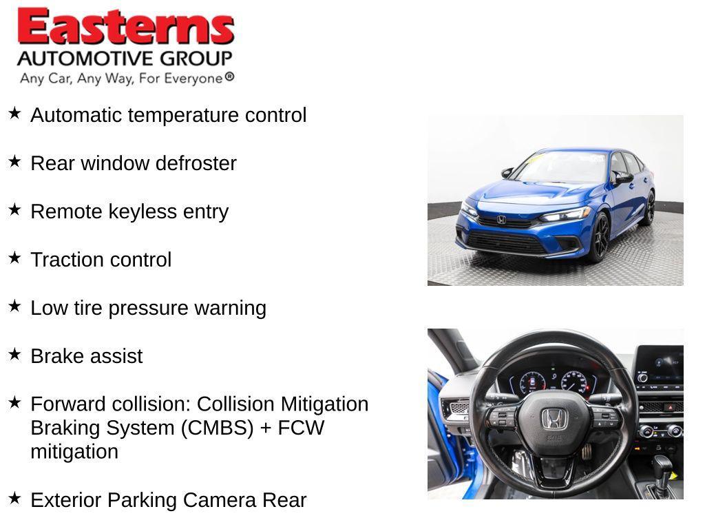 used 2022 Honda Civic car, priced at $20,950