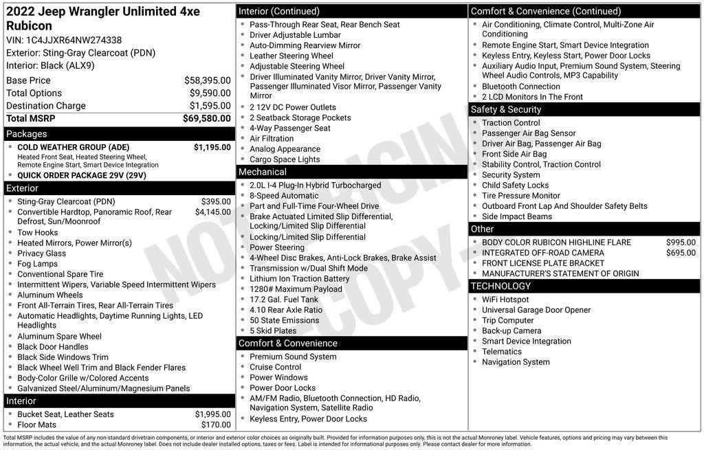 used 2022 Jeep Wrangler Unlimited 4xe car, priced at $31,749