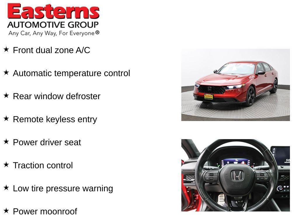 used 2024 Honda Accord Hybrid car, priced at $29,275