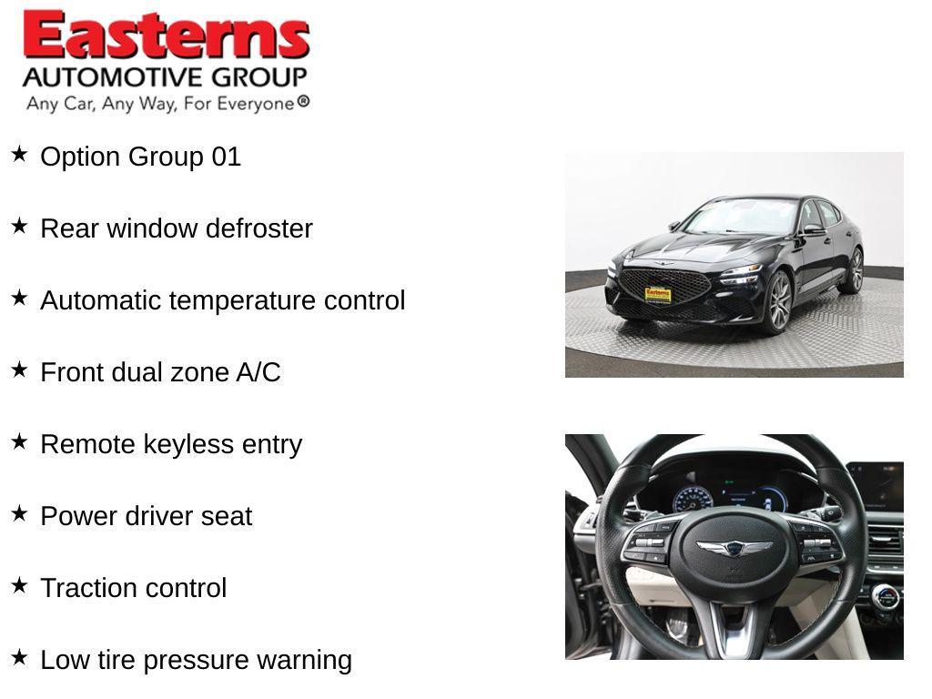 used 2023 Genesis G70 car, priced at $27,925