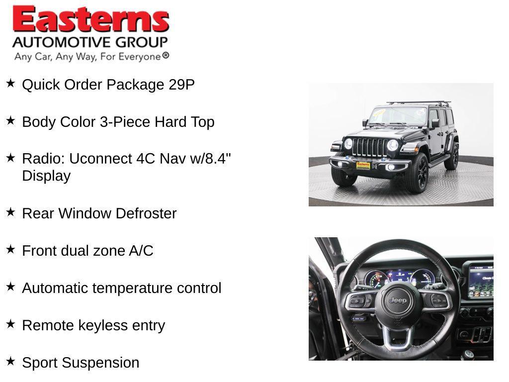 used 2022 Jeep Wrangler Unlimited 4xe car, priced at $27,049
