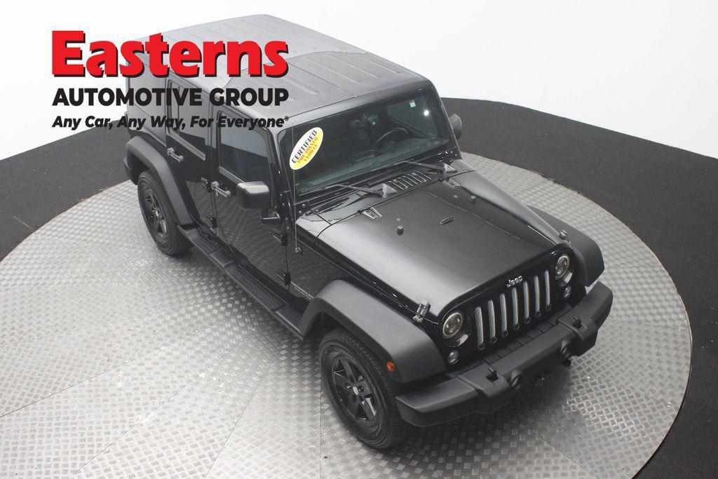 used 2016 Jeep Wrangler Unlimited car, priced at $16,549