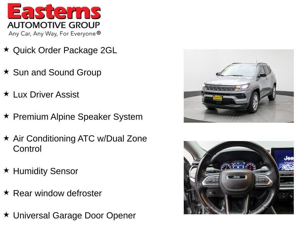 used 2022 Jeep Compass car, priced at $19,950