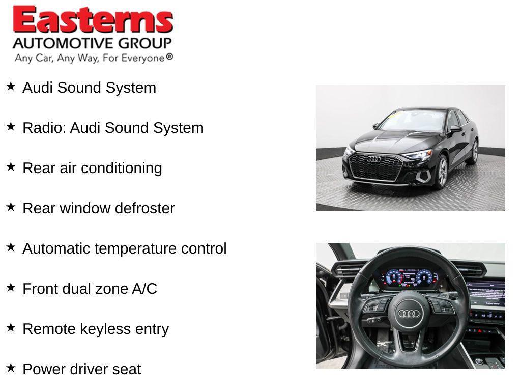 used 2023 Audi A3 car, priced at $21,590