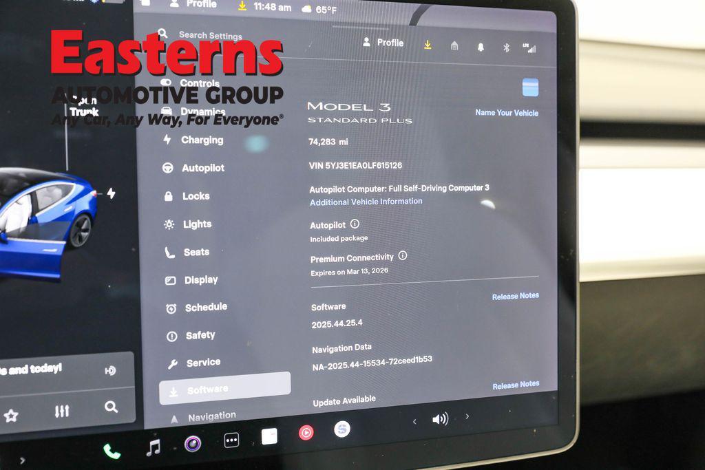 used 2020 Tesla Model 3 car, priced at $17,950