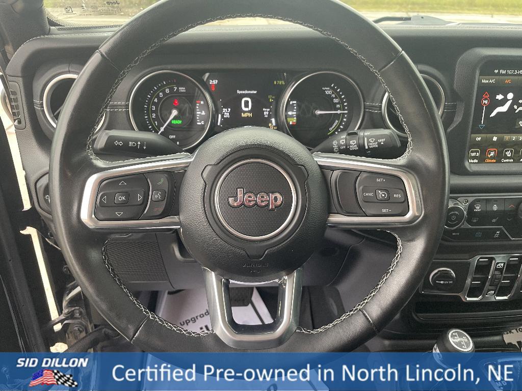 used 2023 Jeep Wrangler 4xe car, priced at $31,595