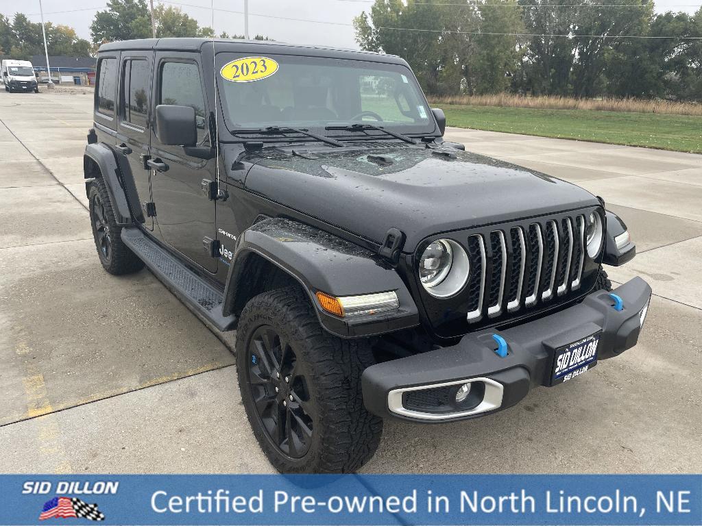used 2023 Jeep Wrangler 4xe car, priced at $31,595