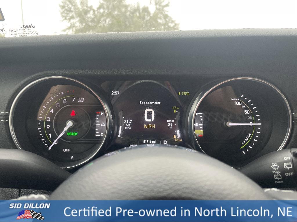 used 2023 Jeep Wrangler 4xe car, priced at $31,595