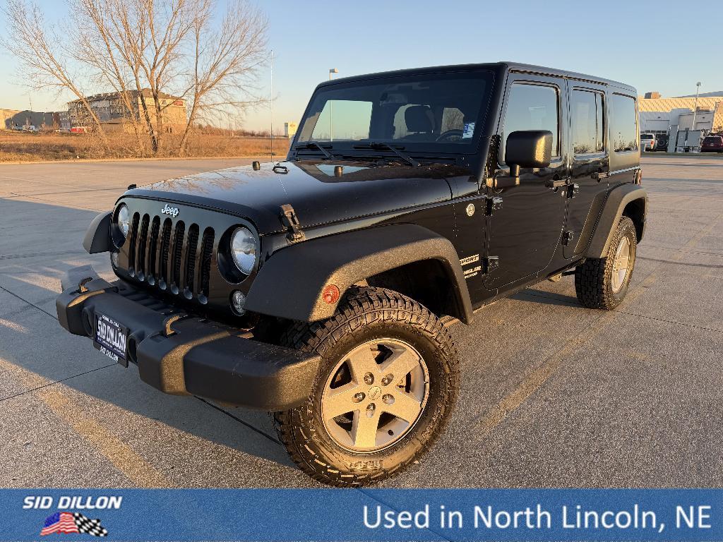 used 2015 Jeep Wrangler Unlimited car, priced at $10,493