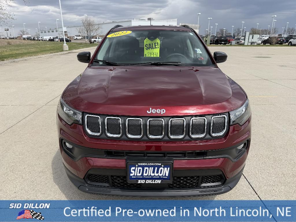 used 2022 Jeep Compass car, priced at $22,292