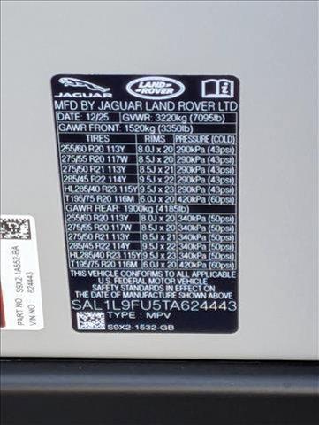 new 2026 Land Rover Range Rover Sport car, priced at $105,695