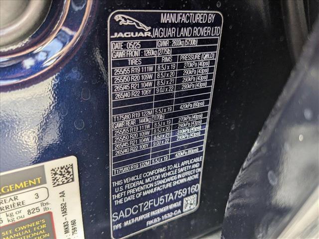 new 2026 Jaguar F-PACE car, priced at $77,738