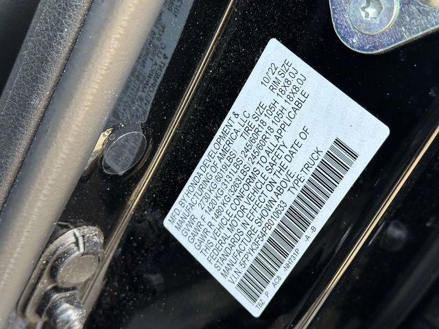 used 2023 Honda Ridgeline car, priced at $29,990