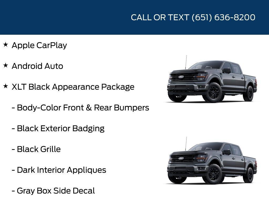 new 2025 Ford F-150 car, priced at $56,655