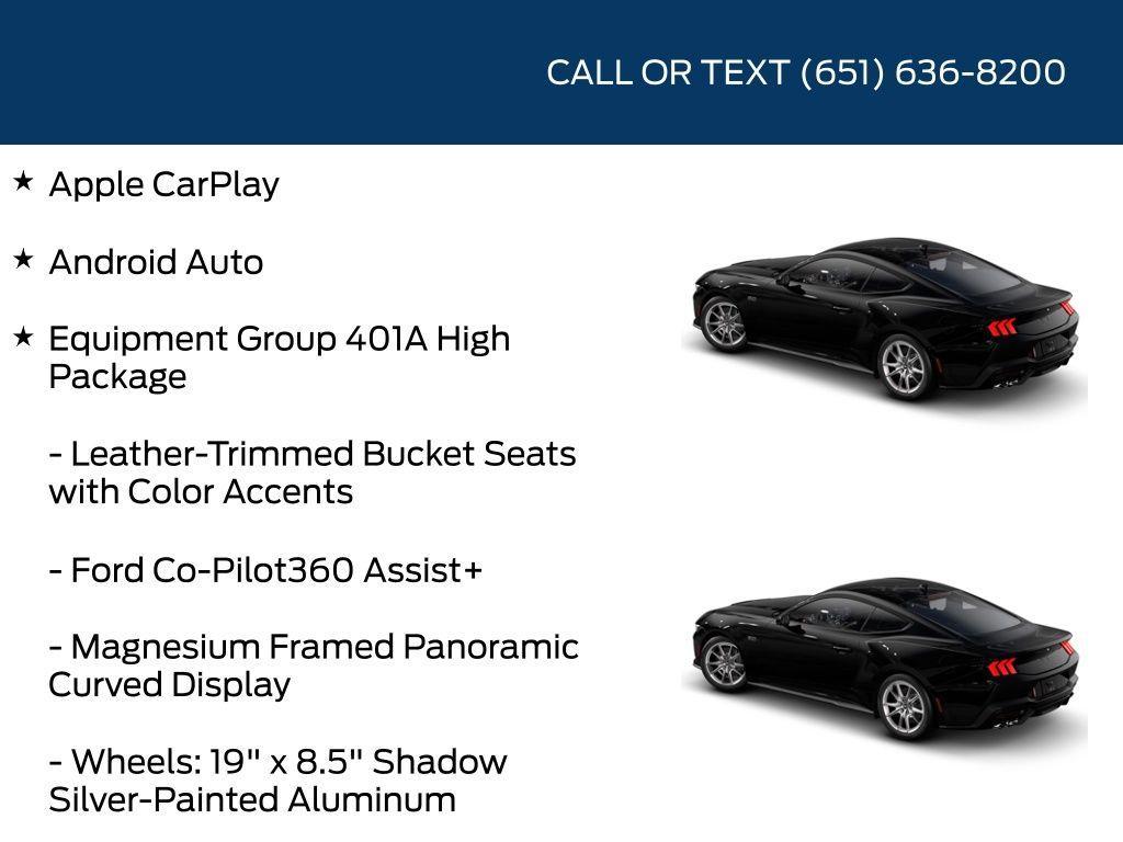 new 2026 Ford Mustang car, priced at $55,013