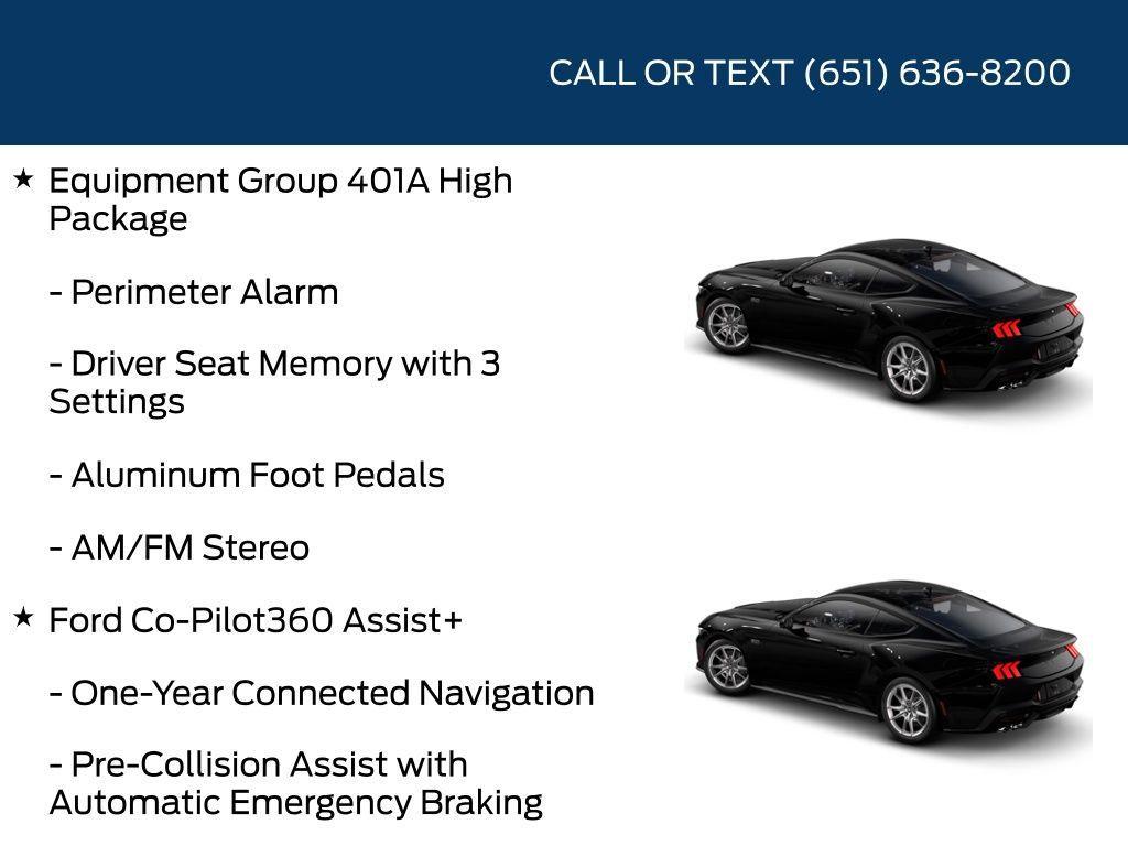 new 2026 Ford Mustang car, priced at $55,013