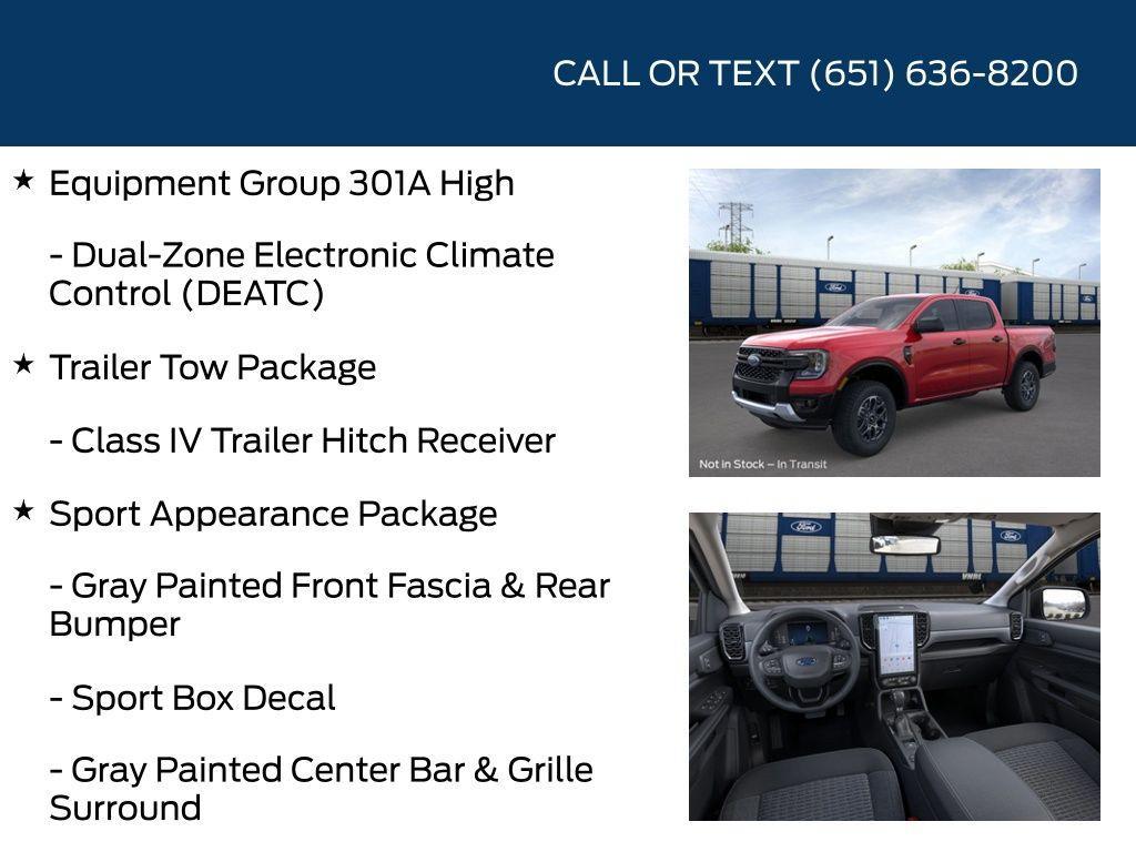 new 2025 Ford Ranger car, priced at $38,947