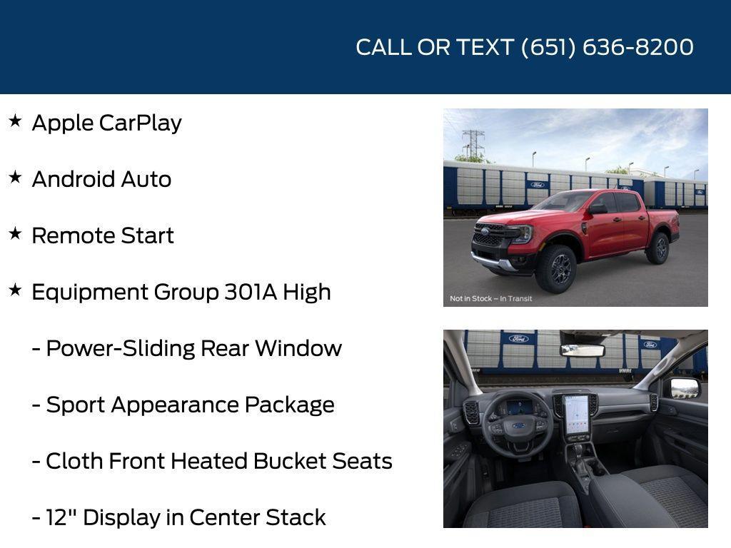 new 2025 Ford Ranger car, priced at $38,947