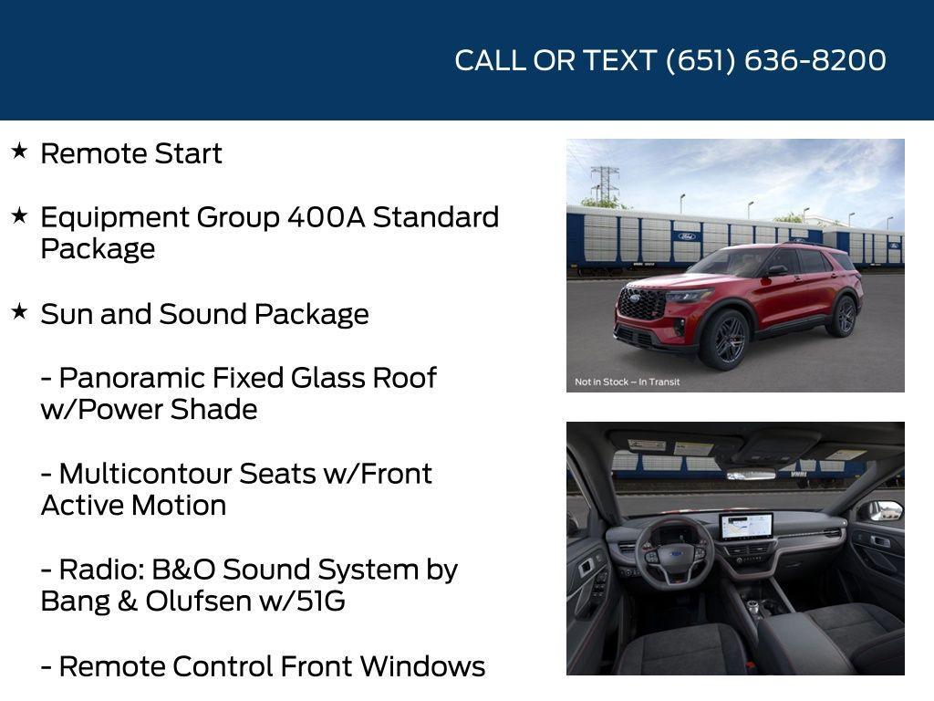 new 2026 Ford Explorer car, priced at $58,608