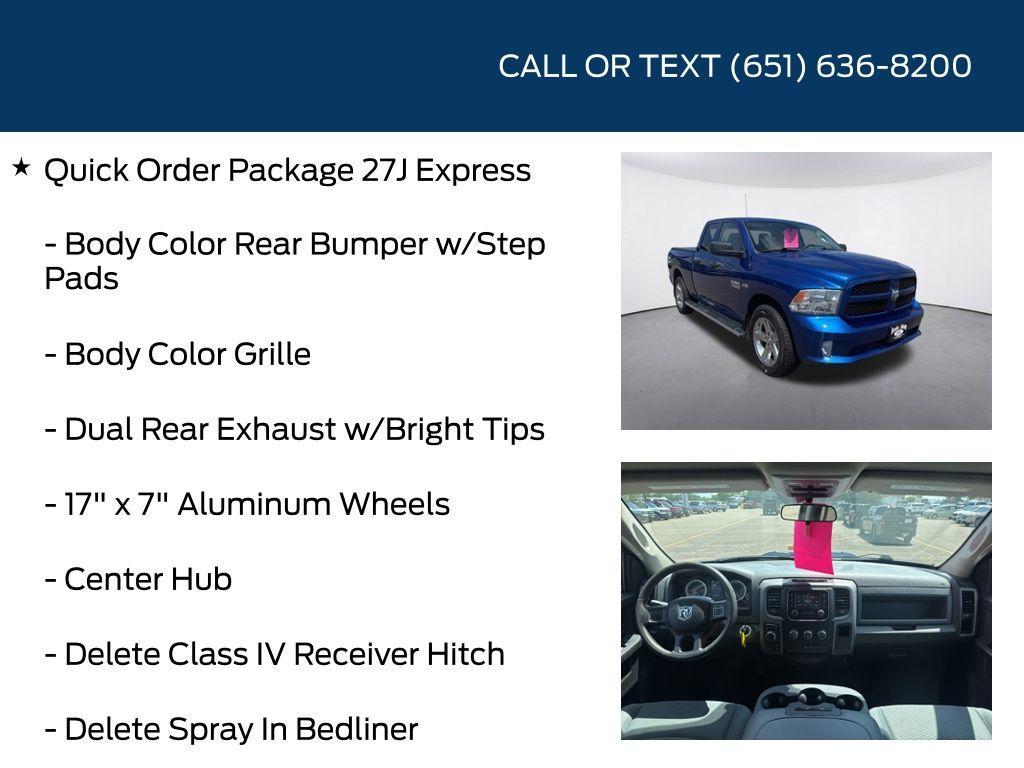 used 2017 Ram 1500 car, priced at $21,484