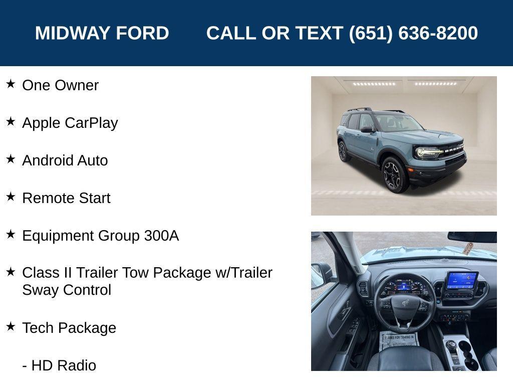used 2022 Ford Bronco Sport car, priced at $25,872