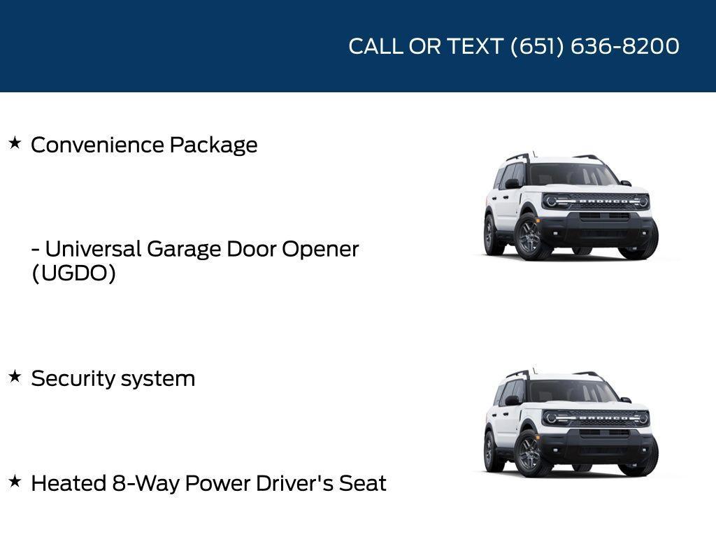 new 2025 Ford Bronco Sport car, priced at $31,678