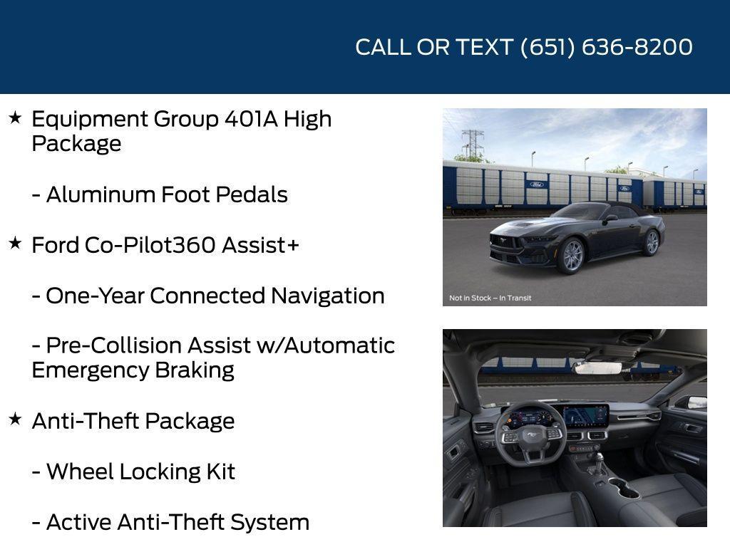 new 2026 Ford Mustang car, priced at $61,500