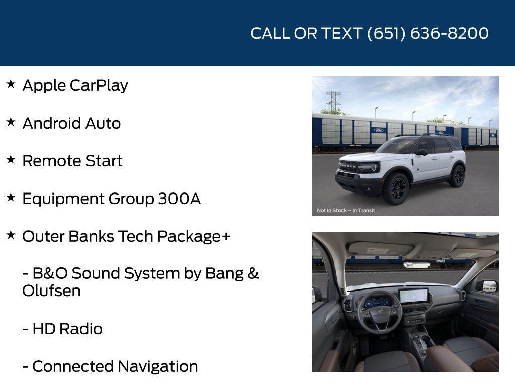 new 2025 Ford Bronco Sport car, priced at $36,900