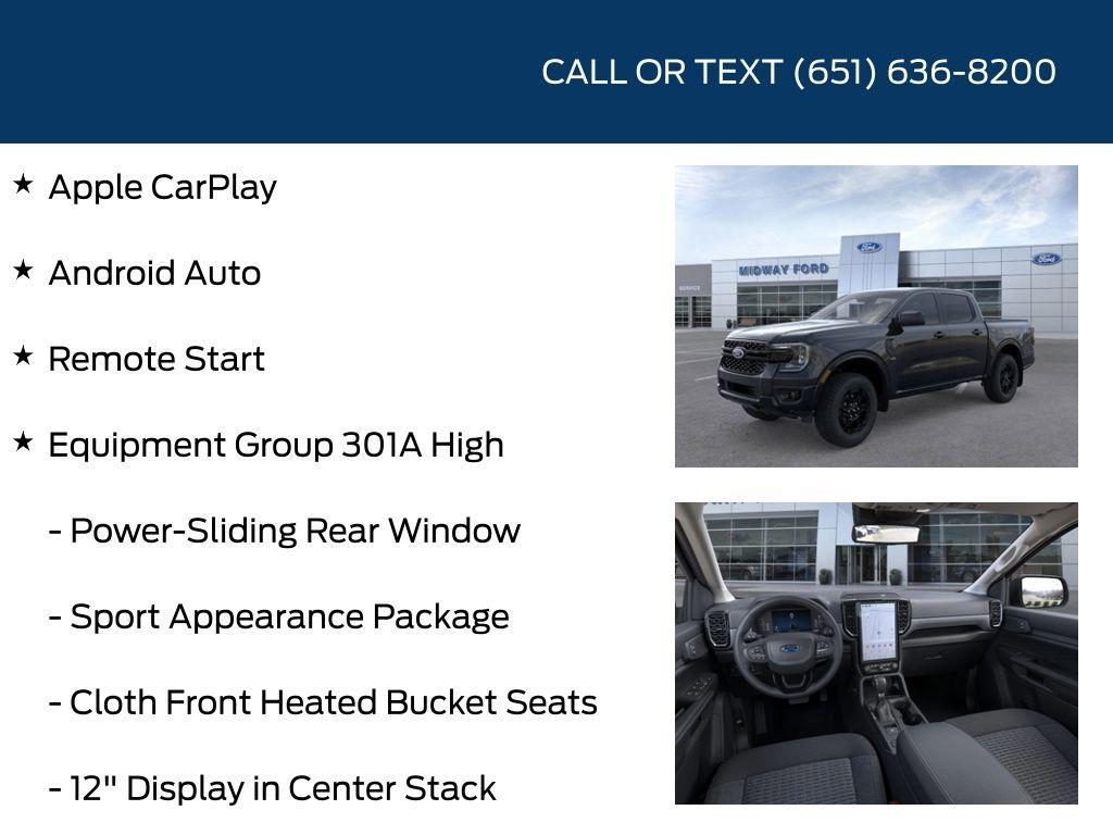 new 2025 Ford Ranger car, priced at $43,345