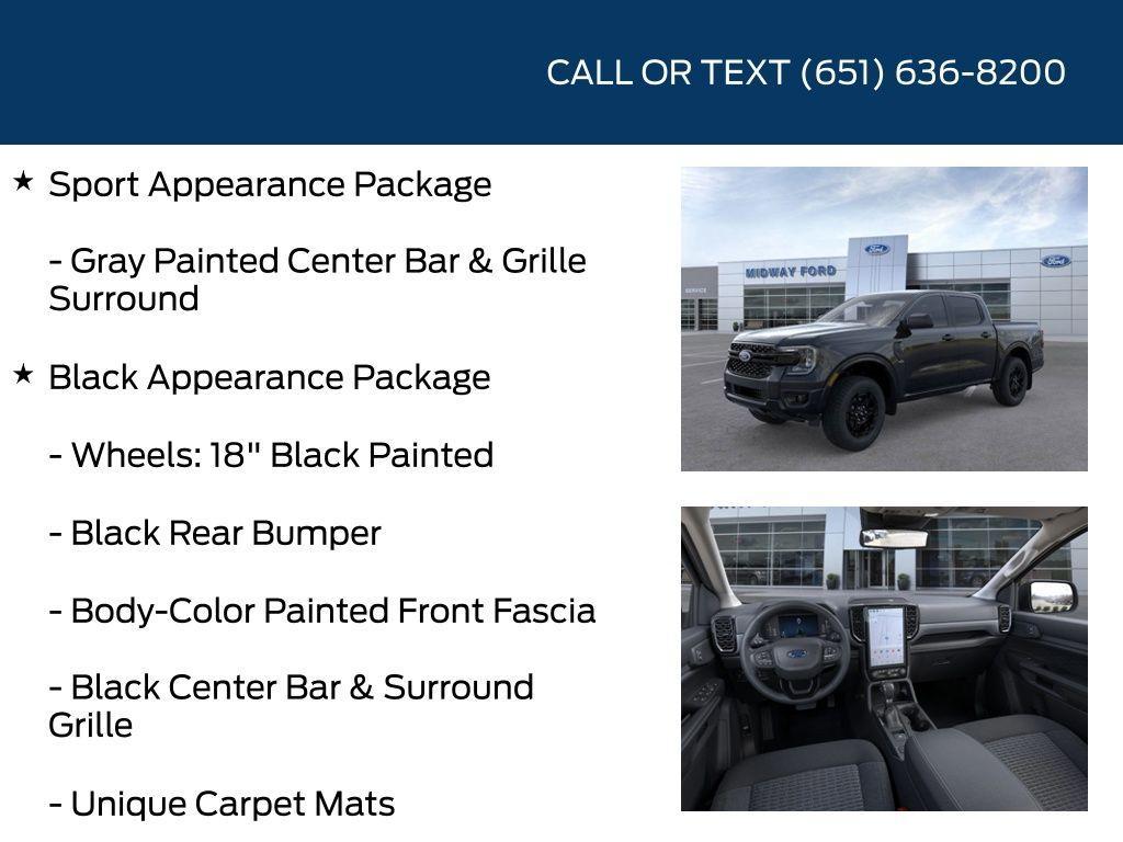 new 2025 Ford Ranger car, priced at $43,345