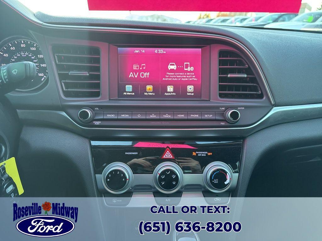 used 2019 Hyundai Elantra car, priced at $13,767