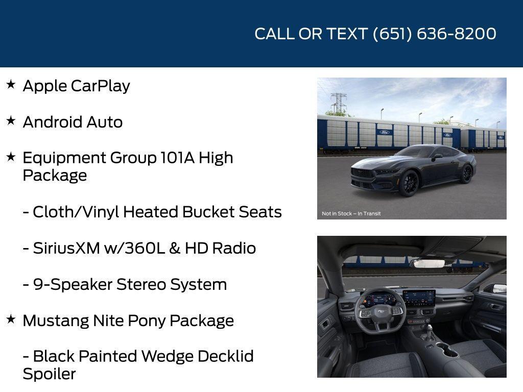 new 2026 Ford Mustang car, priced at $37,262