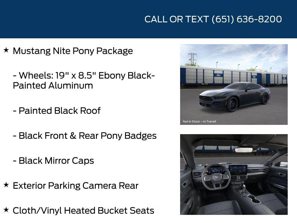 new 2026 Ford Mustang car, priced at $37,262