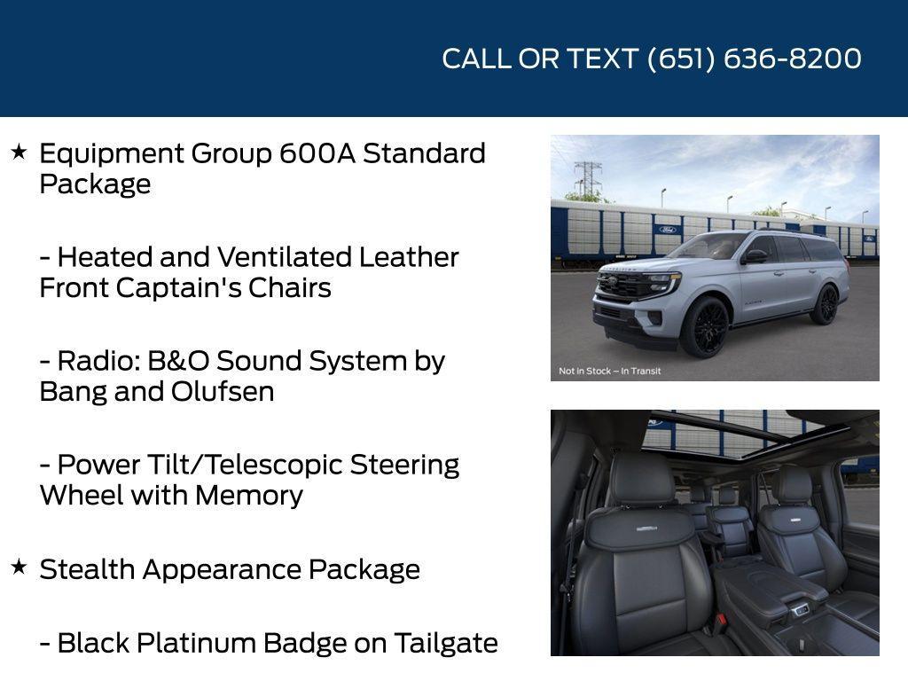 new 2026 Ford Expedition Max car, priced at $84,777