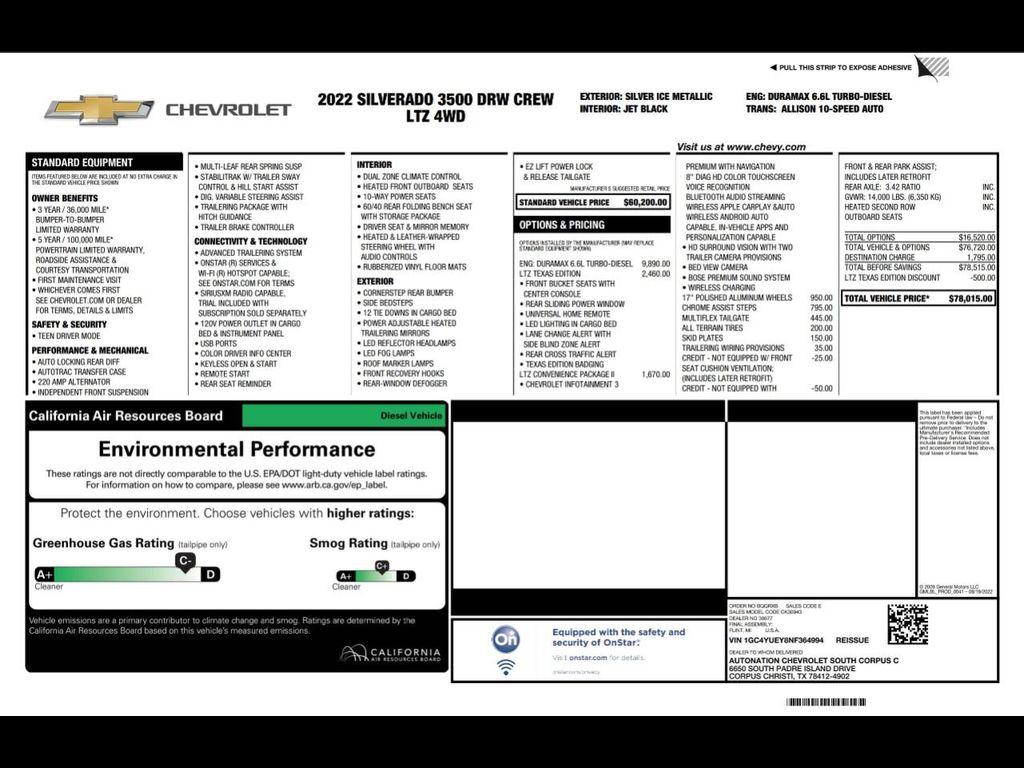 used 2022 Chevrolet Silverado 3500 car, priced at $49,990