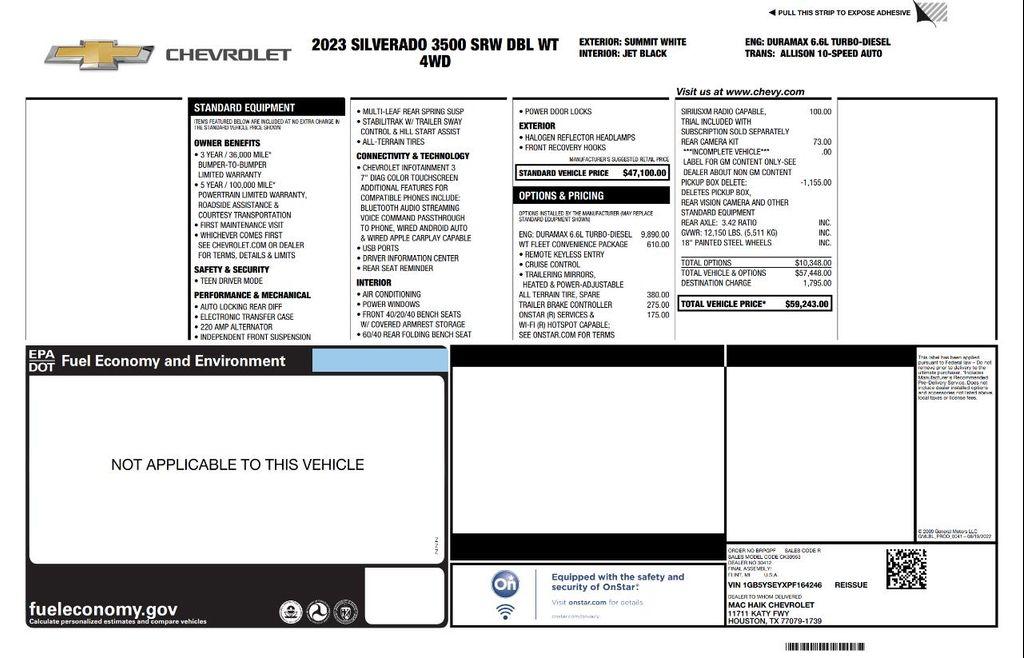 used 2023 Chevrolet Silverado 3500 car, priced at $37,990