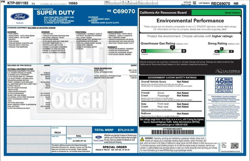 used 2024 Ford F-250 car, priced at $53,990