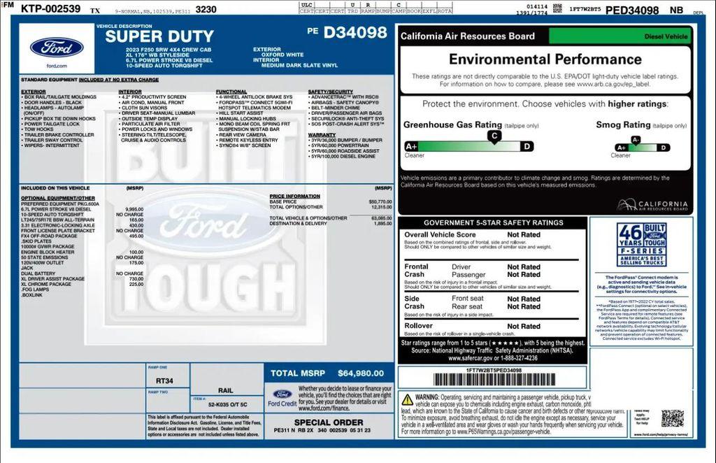 used 2023 Ford F-250 car, priced at $47,990