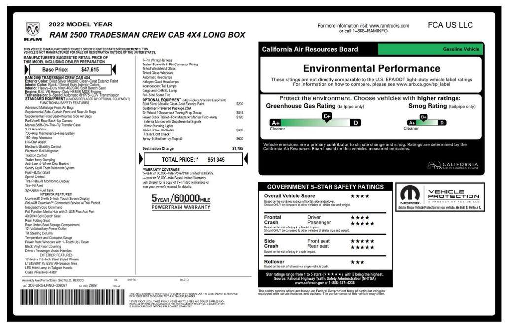 used 2022 Ram 2500 car, priced at $24,990