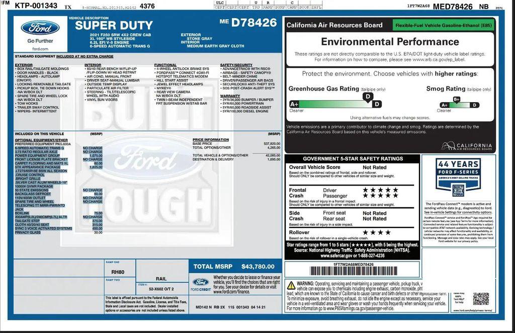 used 2021 Ford F-250 car, priced at $28,990