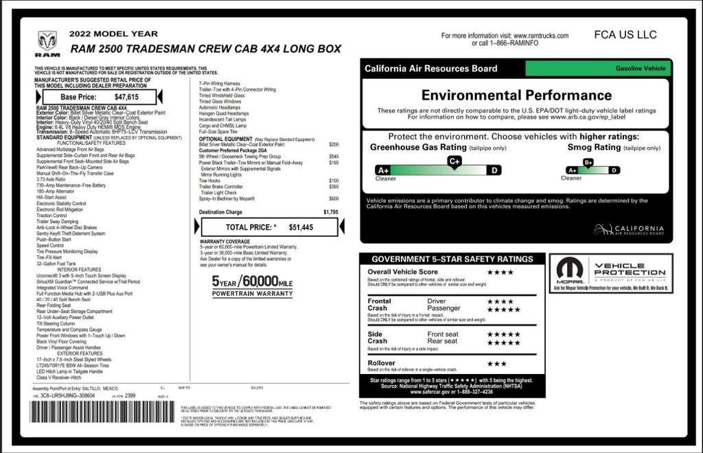 used 2022 Ram 2500 car, priced at $22,990