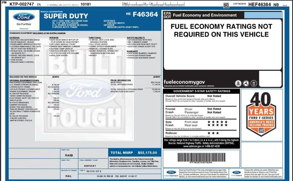 used 2017 Ford F-250 car, priced at $29,990