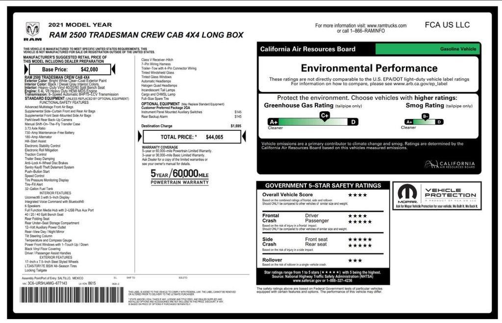 used 2021 Ram 2500 car, priced at $27,990