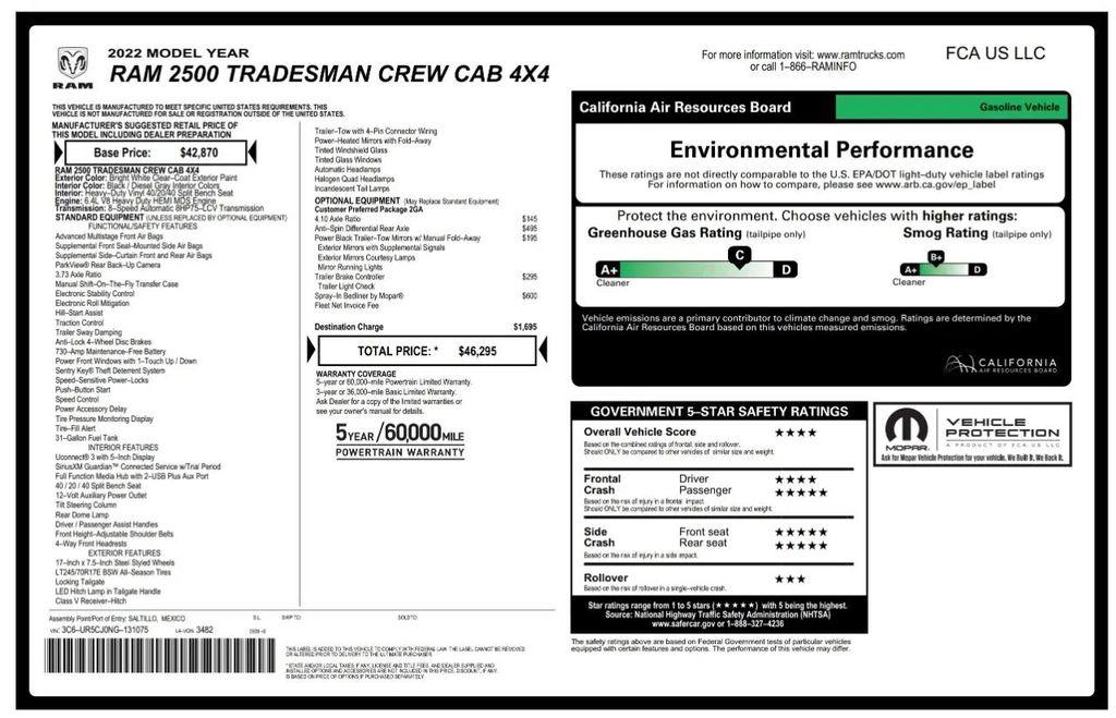 used 2022 Ram 2500 car, priced at $31,590