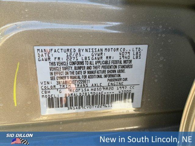 new 2026 Nissan Sentra car, priced at $26,715