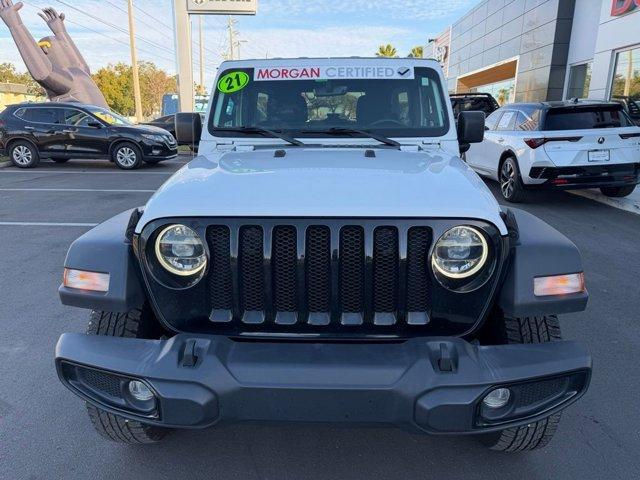 used 2021 Jeep Wrangler Unlimited car, priced at $20,593