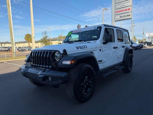 used 2021 Jeep Wrangler Unlimited car, priced at $20,593