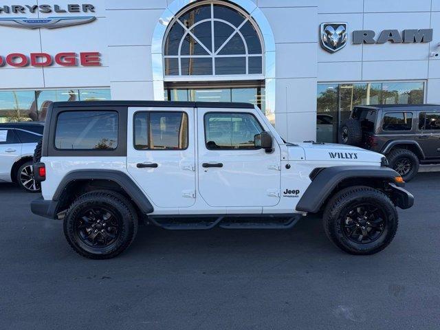 used 2021 Jeep Wrangler Unlimited car, priced at $20,593